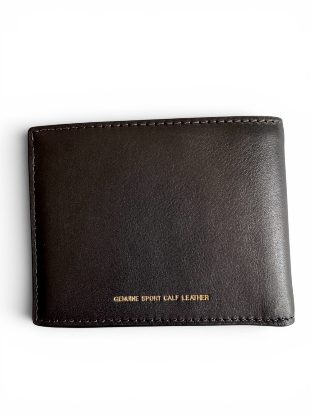 COACH Black Sport Calf Leather Bifold Wallet 6 Card Billfold NWT - Picture 3 of 8